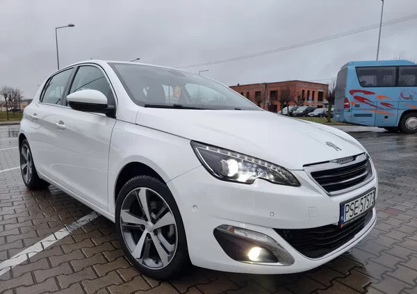 peugeot Peugeot 308 cena 43500 przebieg: 172000, rok produkcji 2017 z Mosina